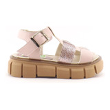 Sandalias Plataforma Nena Niña Hebilla Comodas 5510 Cshoes