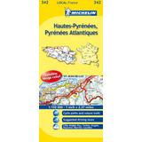 Mapa Local Hautes-pyrãâ©nãâ©es, Pyrãâ©nãâ©es-atlantiques, De Varios Autores. Editorial Michelin España Portugal S.a. En Francés