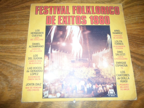 Festival Folklorico De Exitos 1980 Dino Saluzzi * Vinilo