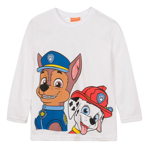 Remera Manga Larga Paw Patrol Con Licencia Original