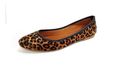 Sapatilha Feminina Animal Print Onça Numeração Especial  