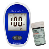 Medidor Glicemia Diabete + 1 Frasco De Tiras Glucoleader