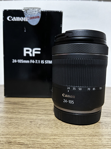 Lente Canon Rf 24-105mm F4-7.1 Is Stm Cor Preto