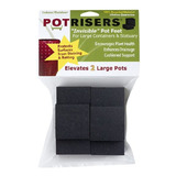 Potrisers Pr2  6 bote Pies Invisible Para Macetas Grande