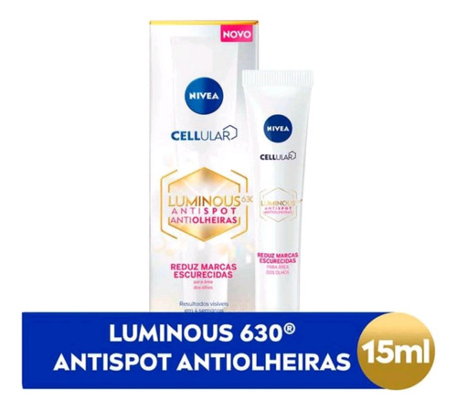 Creme Para Área Dos Olhos Luminous 630 Cellular Nivea 15ml