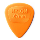 36 Plumillas Dunlop Nylon Midi Naranja .67 443b.67