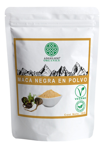 Maca Negra En Polvo 1kg Reduce Stress Energizante Natural