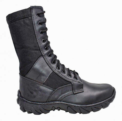 Botas Militares Hombre Dama Piel Lona Tacticas Antiderrapant