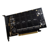 Tarjeta Raid Con Adaptador Ssd M.2 Nvme Pci Express 4.0 X16