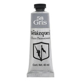 Pintura Al Oleo Profesional Velazquez 40ml Arte Escoge Color Óleo Gris