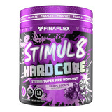 Pre Entreno Finaflex Stimul8 Hardcore 30 Servicios Sabor Grape Escape