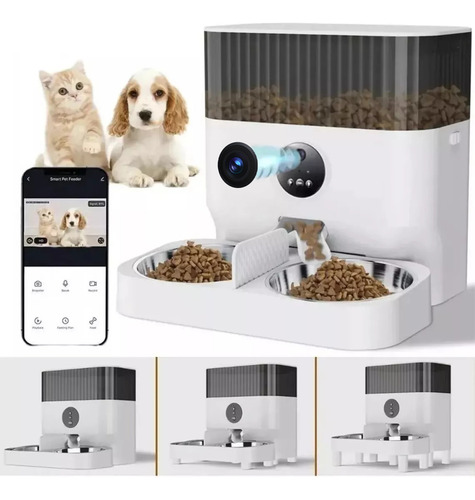 5l Alimentador Automático Mascota Con Grabación&cámara Wifi