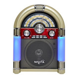 Radio Am/fm Vintage Mp3 Bluetooth Luz Aux Nisuta Ns-rv20