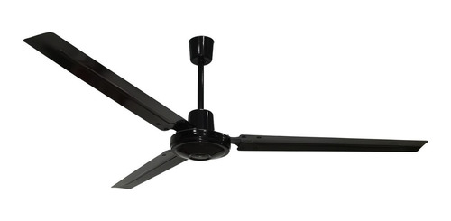 Ventilador De Techo Masterfan Icarus Negro 3 Aspas Metal 56 