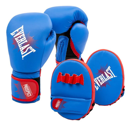 Kit Everlast Boxeo Incluye 2 Guantes 2 Focos