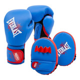 Kit Everlast Boxeo Incluye 2 Guantes 2 Focos