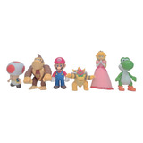 Muñecos Mario Bros Peach Donkey Kong Toad Bawser Yoshi