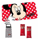 Protector Cinturones+ Parasol Mickey- Minnie+ Bolsa-auto 