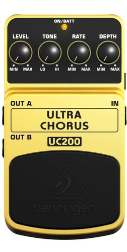 Pedal De Efecto Behringer Uc200 Ultra Chorus Stereo Guitarra