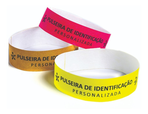 Pulseiras Personalizadas - Kit 1.000 