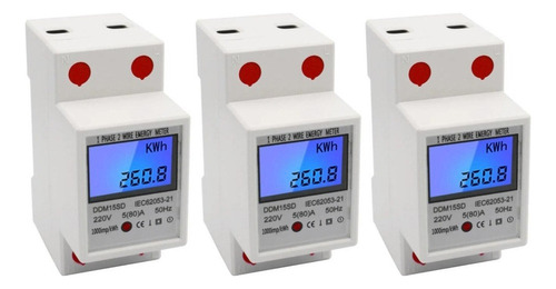 24 5-80a Single Phase Din Rail Power Meter *3 Aa