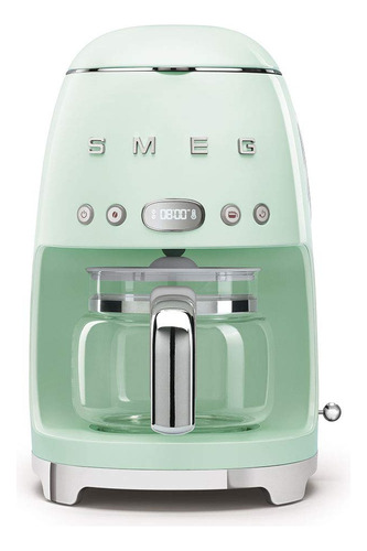 Cafetera Programable Smeg 1950s, 10 Tazas, Estilo Retro