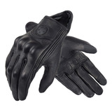 Guantes De Motociclismo De Cuero Para Mujer Y Hombre