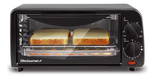 Horno Tostador De 2 Rebanadas  Elite Gourmet Eto236