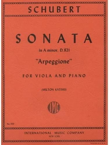 Sonata Menor Arpeggione D. 821 De Franz Schubert. Viola...