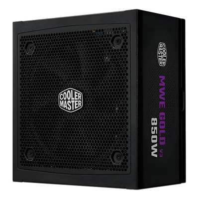 Fuente De Poder Coolermaster Mwe Gold V3 850w, 80 Plus Gold Color Negro | Meses sin interés