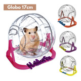 Globo Hamster Ball Plast Pet Tamanho M 17cm
