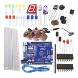 Kit Desenvolvimento De Projetos Arduino 139pçs Nf-e