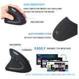 Mouse Vertical Para Juegos De Computadora Para Mano Izquierd