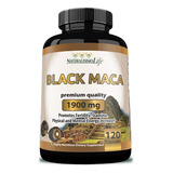 Maca Negra Orgánica 1900 Mg Hombres Y Mujeres 120 Cápsulas