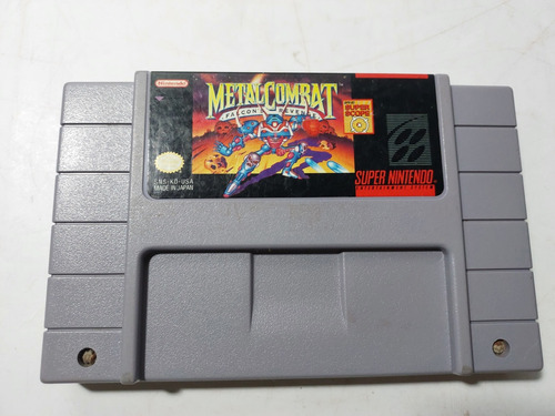 Fita Super Nintendo Original Metal Combat Falcons Revenge 