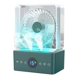 Ventilador Recargable Cooler Enfriador Aire Clima Portatil