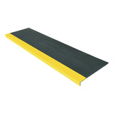 Grada Estriada 121cm *32cm *4mm Negro/amarillo Qrubber