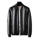 Chaqueta A Prueba De Viento Para Hombres Slim Biker