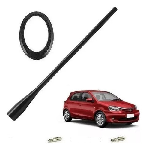 Haste Curta + Vedação Da Antena Toyota Etios 2012 A 2015