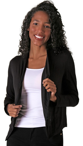 Ensamble Casual Cardigan Mujer Negro Stfashion 50004257