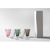 Plakira [irrompible] Diseño Sake Shotglass, 2 Onzas, Juego D
