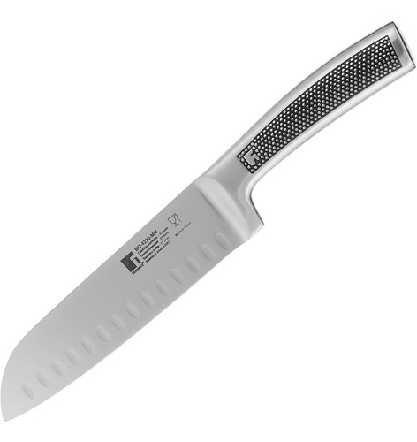 Cuchillo De Cocina Santoku Bergner Acero Inoxidable 17,5cm