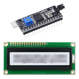 Display Lcd 1602 Blanco 16x2 Con Modulo I2c Serie