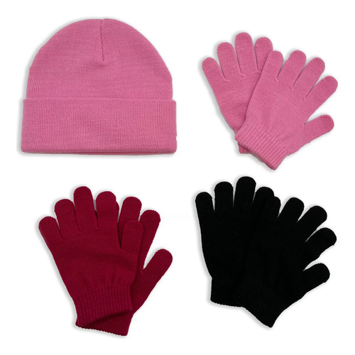 Gorro Y Guantes De Lana Importados Wonder Nation Eeuu Niñ@s