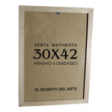Marco Economico A3 42x30 De 2cm Kiri Natural ,vidrio 