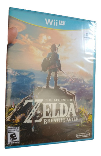Zelda Breath Of The Wild Wiiu Mídia Física