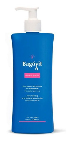 Emulsión Corporal Bagovit A Nutritiva Y Humectante X 350 G