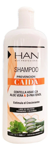 Shampoo Control Caida Han Libre De Sulfatos Y Parabenos