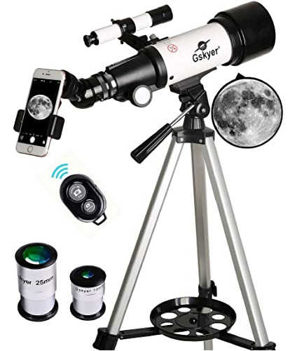 Telescopio Gskyer, Astronomico 70mm Apertura 400mm