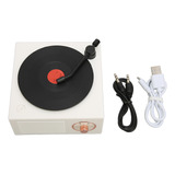 Bocina Bluetooth Estilo Tocadiscos De Vinilo X10 Antiguo